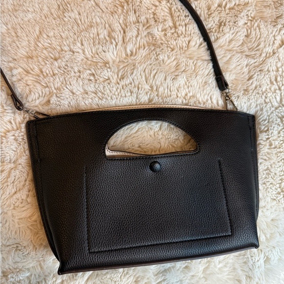 Handbags - sondra roberts Elegant Black Leather Handbag